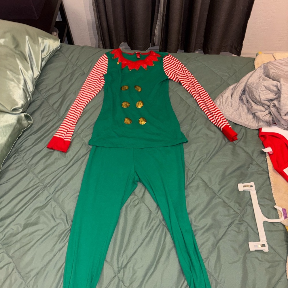 Target Green and Red Women's Pajama Set